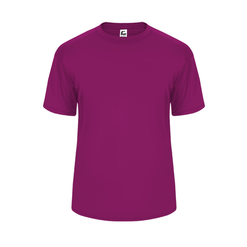 Badger Sport C2 Performance Yth Tee (520000-001103), Color 'Hot Pink'